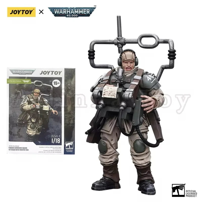 JOYTOY 1/18 Action Figure 40K Cadian Command Squad Anime Military Model Toy