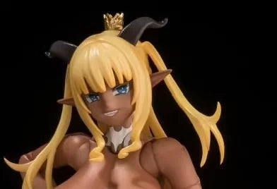 In Stock Originate HENTAI ACTION SUCCUBUS QUEEN LISBETH Tanned ver. Native SECOND AXE Movable Model Toys SUCCUBUS QUEEN