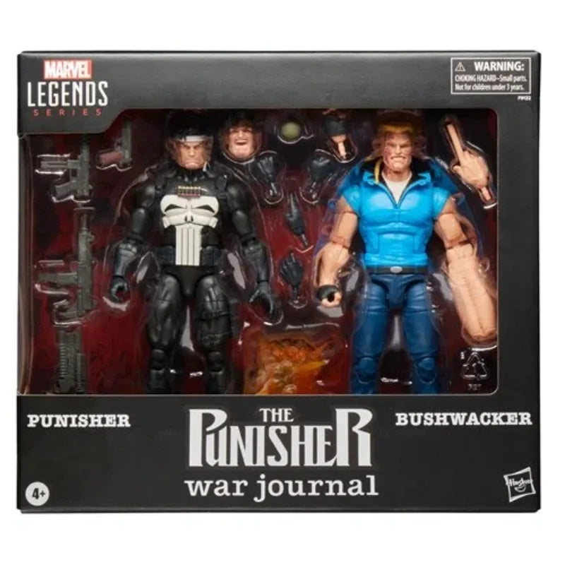 In Stock Hasbro 1/12 Scale Marvel Legends Punisher & Bushwacker Anime Action Figure Model Doll Toys Hobby Collectible