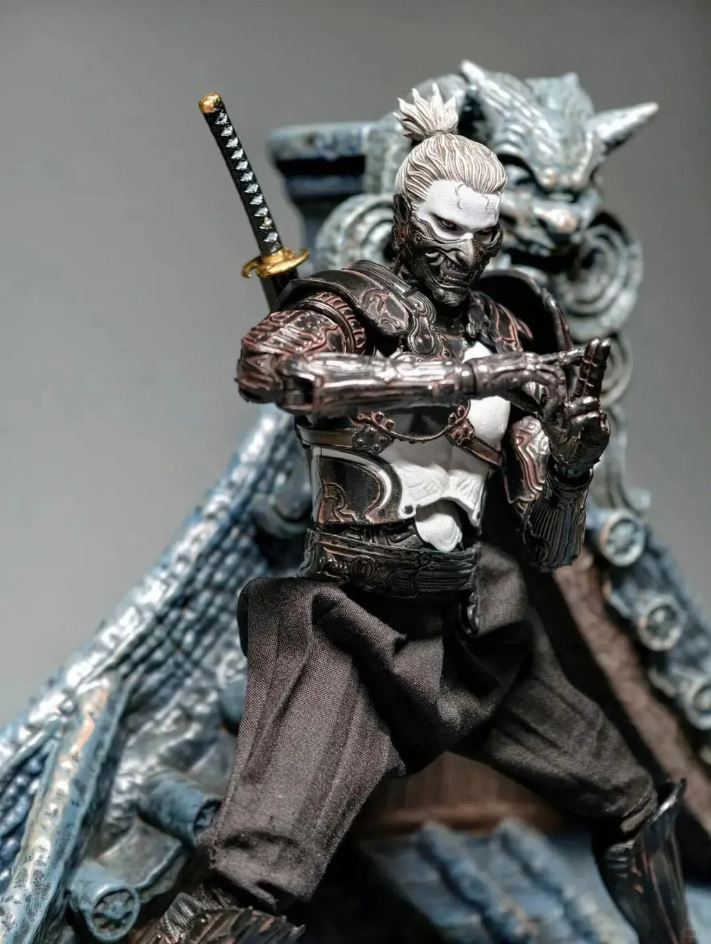 【In Stock】DARKCROWN TOYS 6inch BURNINGSOULS Action Figures Burning Soul  Asura Model Toy Figure Samurai Collection Gift Toy
