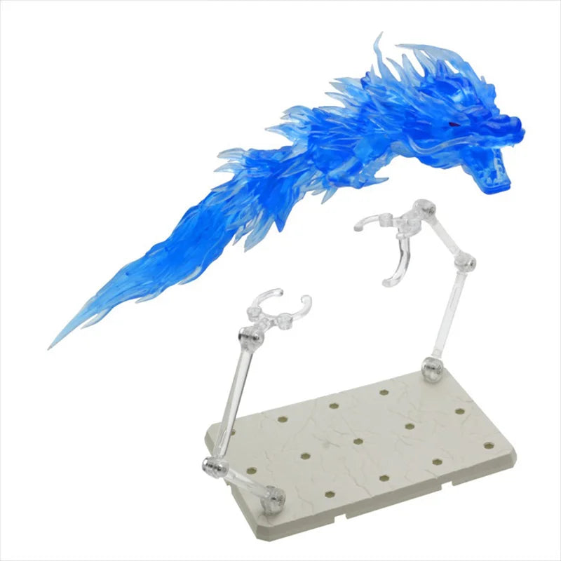 Shenron Action Figure Special Impact Effect Lightning Flame Explosion DIY Assembly Display Bracket Model Decoration Toy Gifts