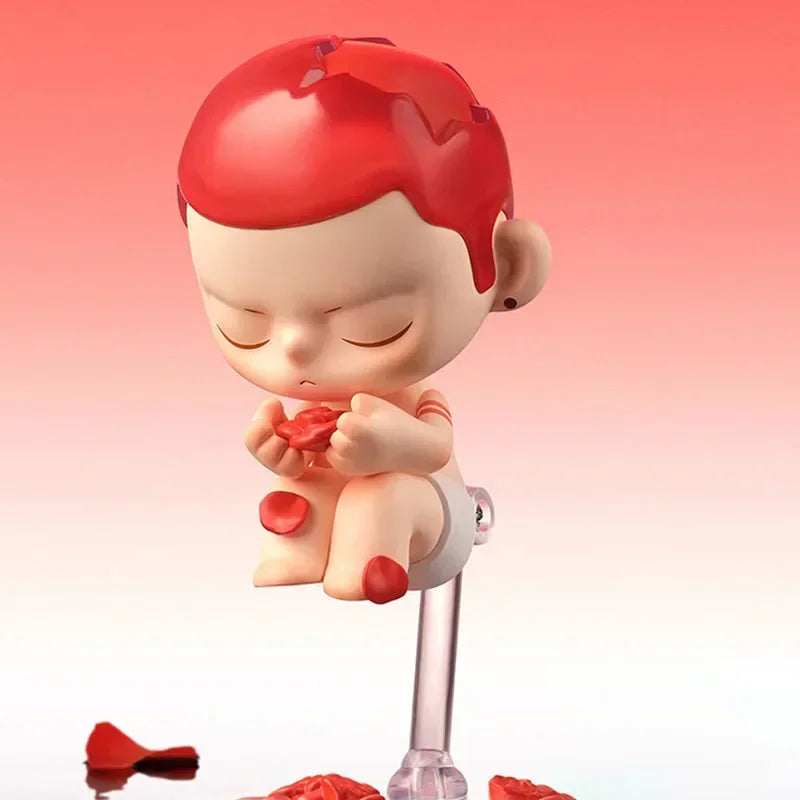 POPMART KUBO Breathing In Series Mystery Box Anime PVC 100 % Original Actionfigurensammlung Modell Desktop-Ornamente Puppenspielzeug