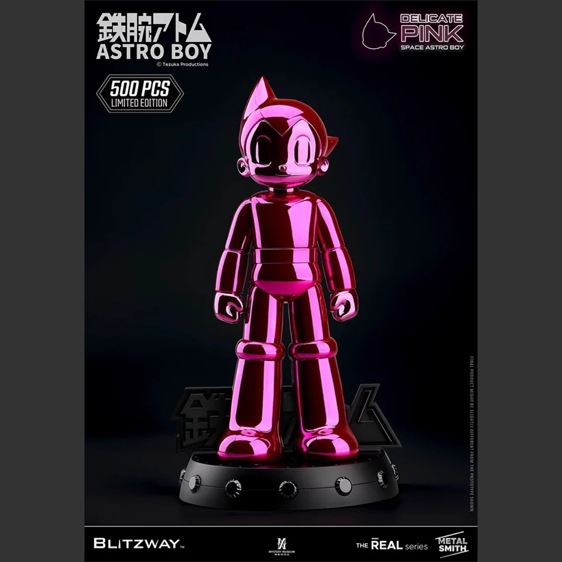 Blitzway Space Astroboy semi-perspective internal structure doll pink blue Figure Model Toys collection scene ornaments