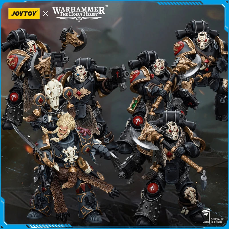 Joy Toy Warhammer 40K Space Wolves Geigor Fell-Hand Action Figure 1/18 12cm Collectible Children Toys Warhammer Birthday Gift