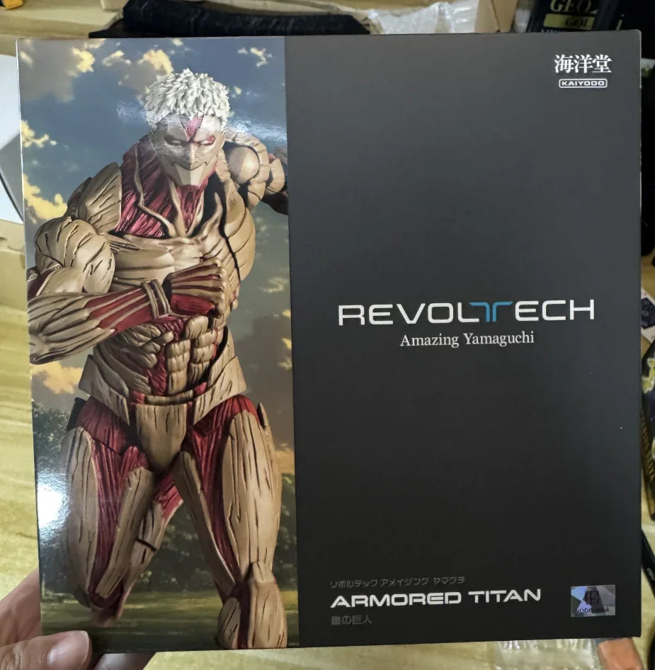 Originate Kaiyodo Armored Titan Movable Model Toys Revoltech AMAZING YAMAGUCHI Yoroi no Kyojin Attack on Titan