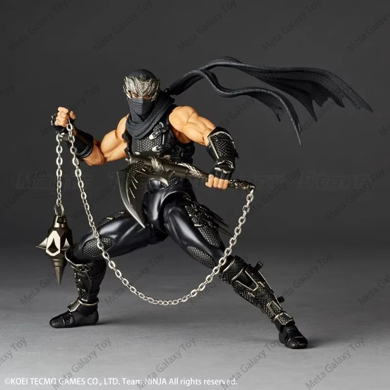 KAIYODO Ninja Gaiden Amazing Yamaguchi Revoltech NR052 Ryu Hayabusa Ko 6 Inch Action Figure Custom Model Replica Statue Toy Gift