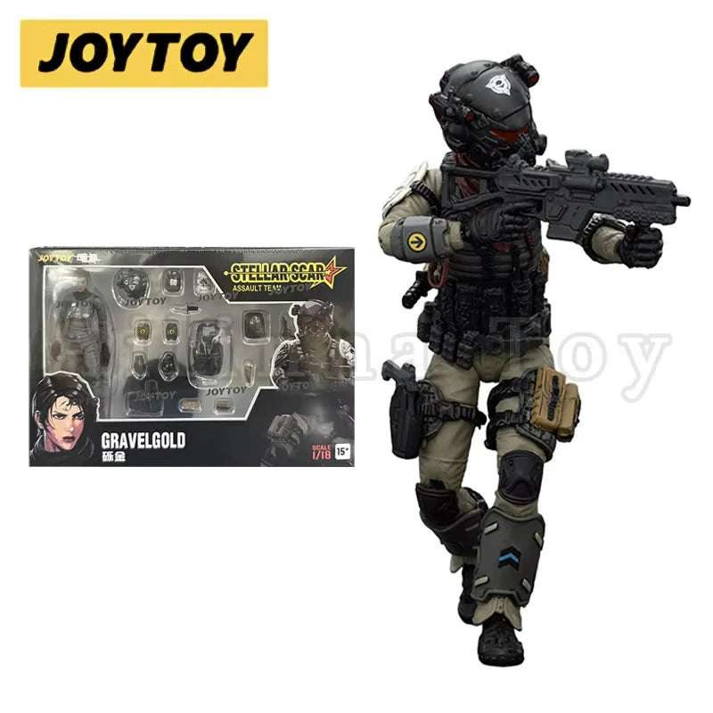 JOYTOY 1/18 3.75 Action Figures Military Armed Force Series Anime Model Gift