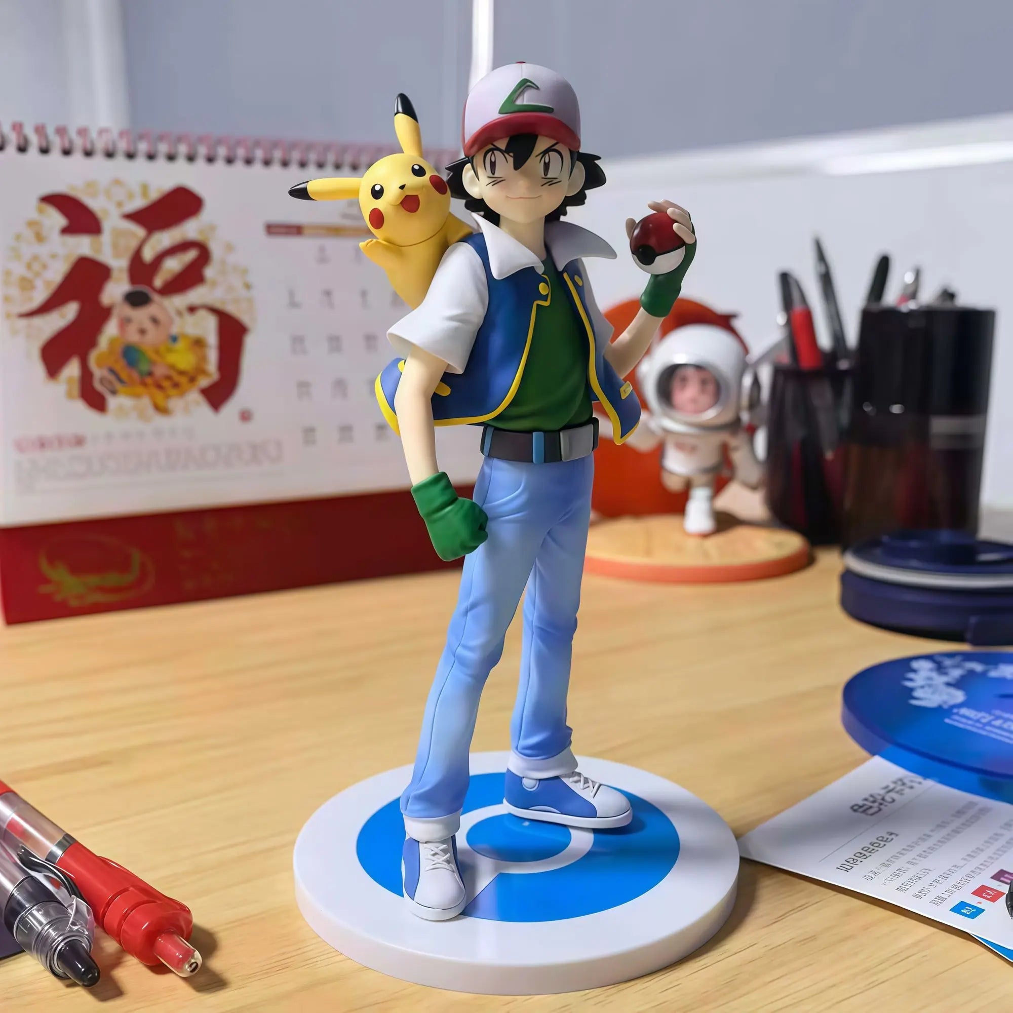 In Stock 8-18cm Ash Ketchum Anime Figure Brock Action Figure Misty Figurine Gk Statue Model Doll Collection Ornament Toys Gifts