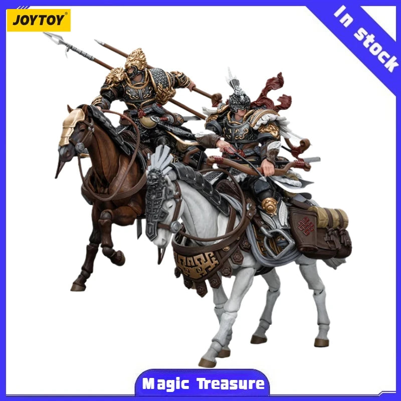 【MT】JOYTOY Dark Source Jiang Hu Northern Hanland Empire White Feather Armored Horse Toy 1/18 Action Figure