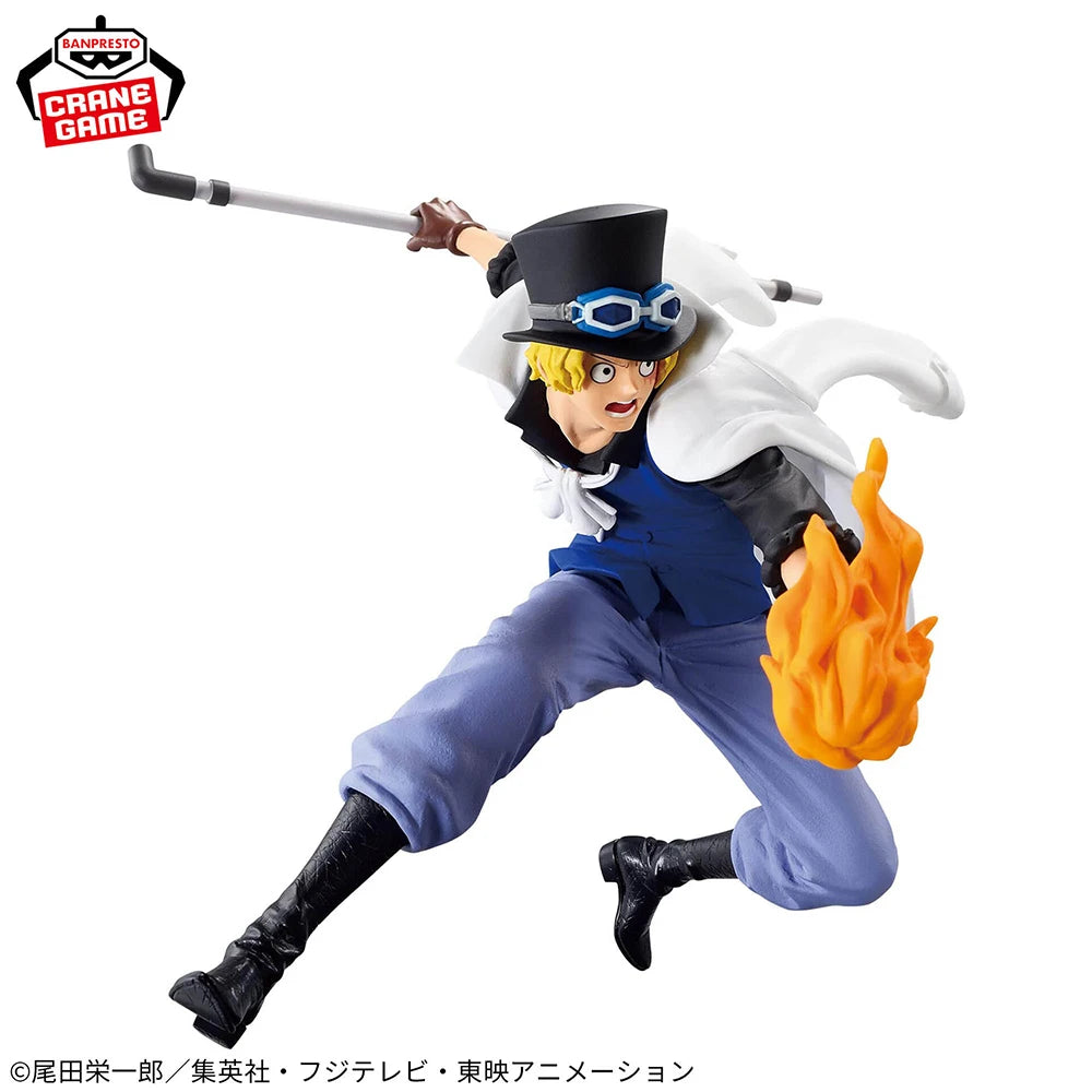 100 % Original Bandai Spirits BANPRESTO Battle Record Collection One Piece Sabo Modellspielzeug Collection Series Anime-Figur
