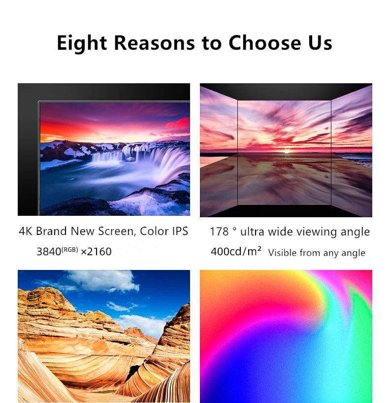 32"  IPS 4K 60Hz Cruved Monitor LED Display UHD HDR400 Desktop Gaming Computer Screen HDMI-compatible/DP/Audio/Type-C 3840*2160