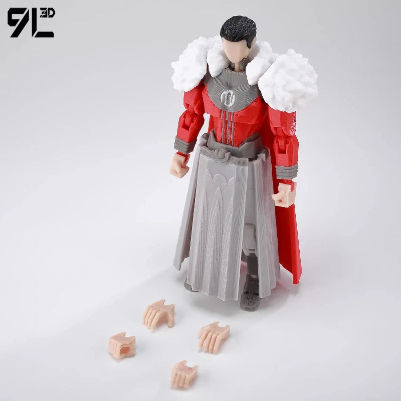 9L 3D Invincible Omni Man Titan Action Figure - Multi-Jointed Articulated Collectible Toy for US Comic Fans Display