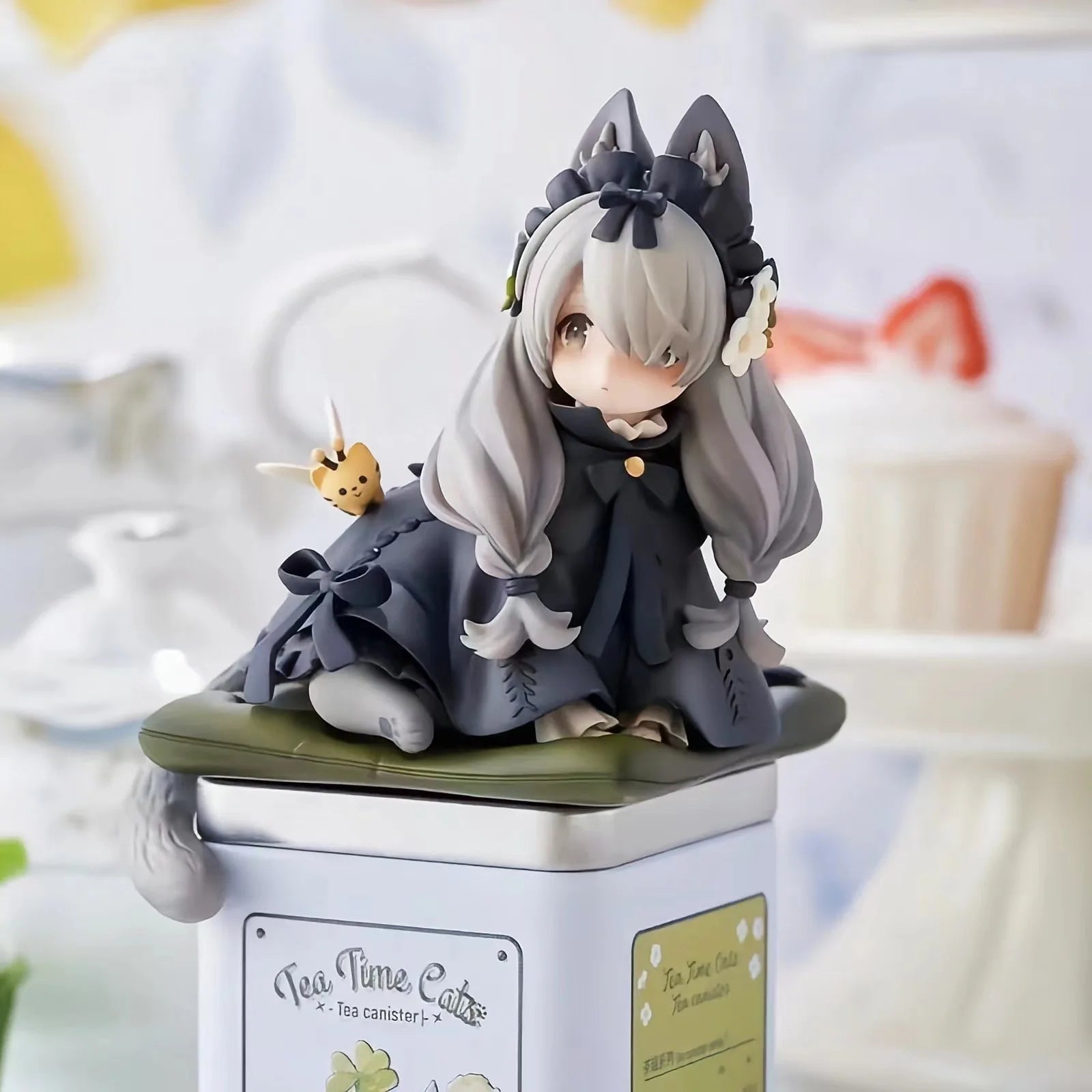 Kinako Various Nekomusume Shimahara Product Cartoon Girl Figure Model Statue Collection Desktop Decoration Ornament Toys Gifts