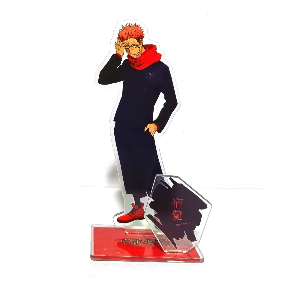 Anime Jujutsu Kaisen Gojo Satoru Geto Suguru Megumi Yuji Nobara Ieiri Shoko Acrylic Stand Doll Game Figure Model Plate Cosplay
