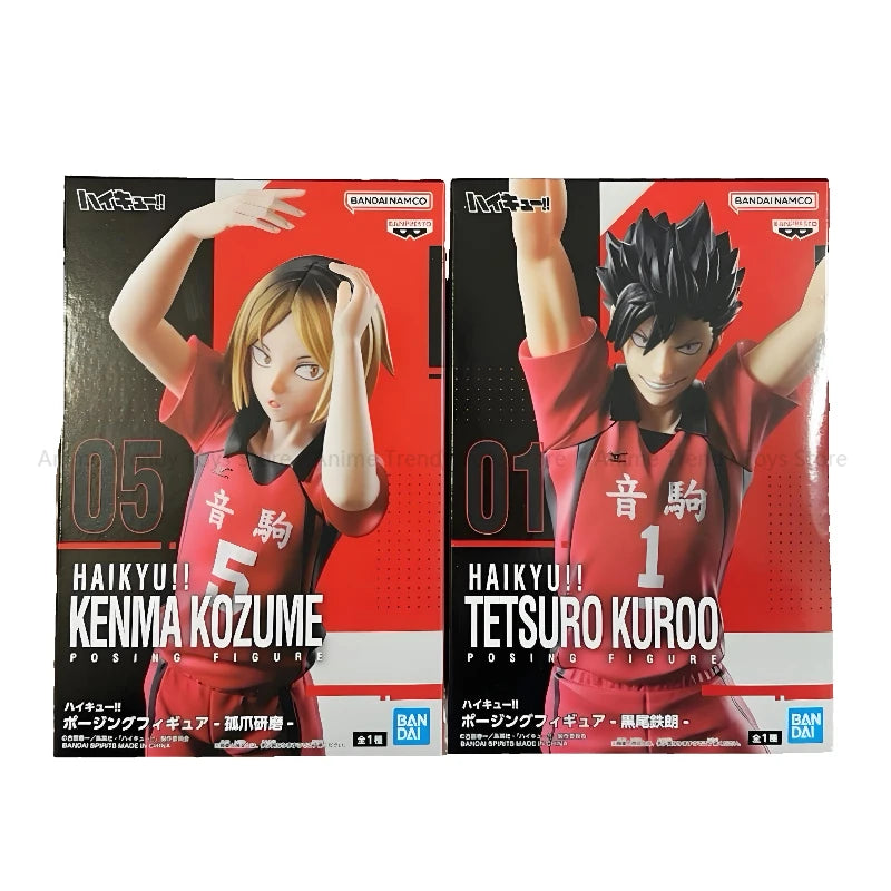 In Stock Bandai Anime HAIKYU!! POSING FIGURE -KENMA KOZUME TETSURO KUROO Action Figure Model Collector Toys WY