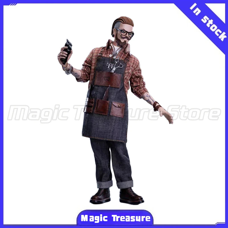 【MT】Original YUANXINGSHl JC-001 Gathering Trend Series First Round Oil Head Barber Tony 1/6 Action Figure Toy Model