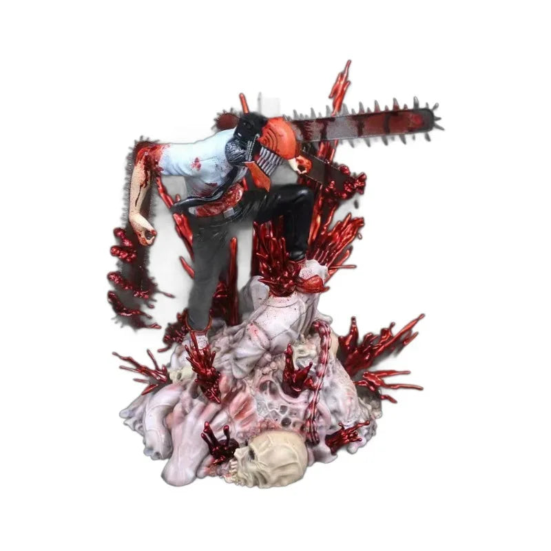 19cm Chainsaw Man Anime Figure Denji Makima Power Action Figure Chainsaw Man Pochita Figurine Adult Collectible Model Doll Toys