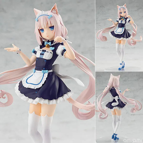 Nekopara Chocola Vanilla KO Figurine Cute Character Models Desktop Ornaments Trendy Toys Kawaii Garage Kit chassis statue Gift