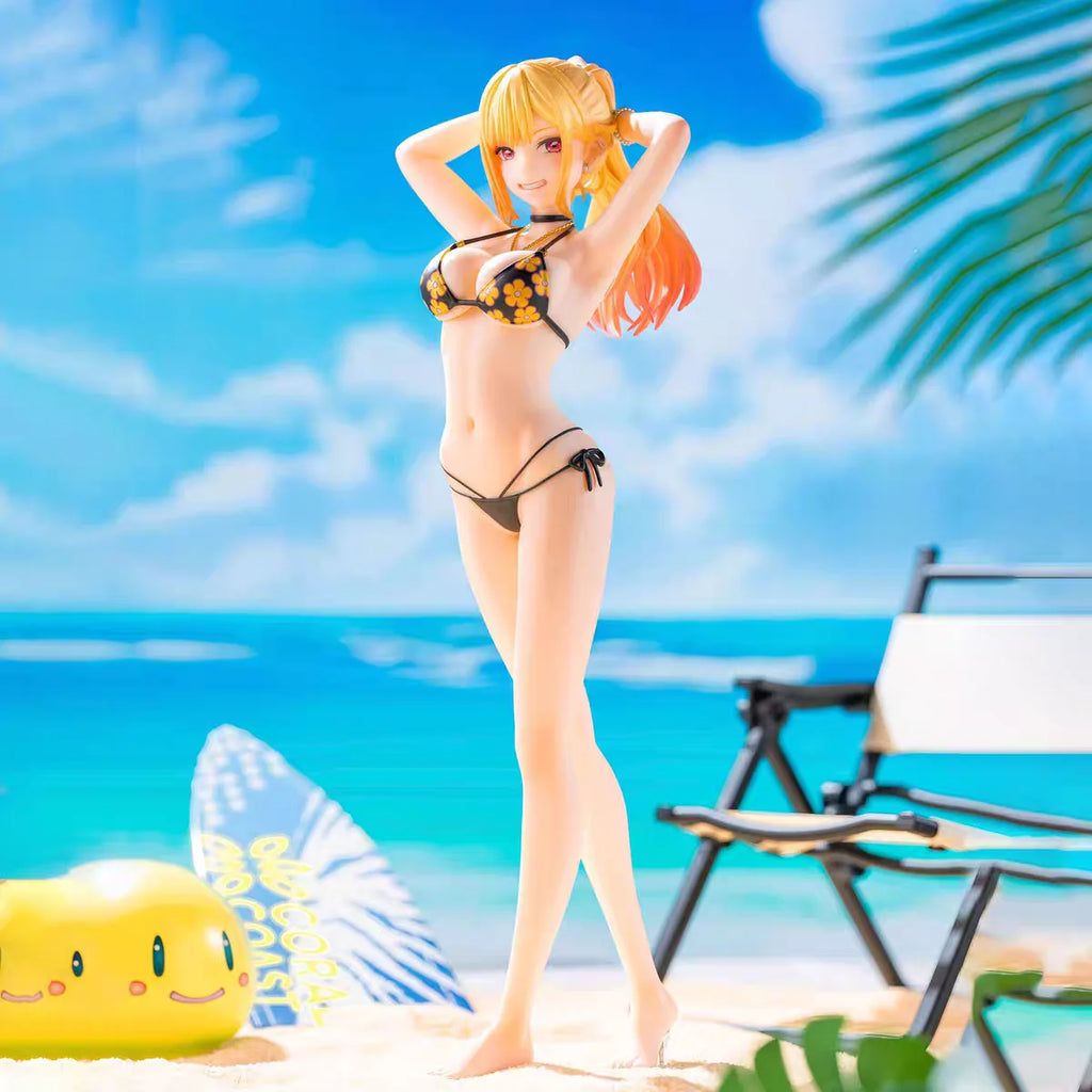 Anime Girl Bikini Desktop Decoration M Model Cuter Case PVC Series Collectible Figures Static Display Adult ence