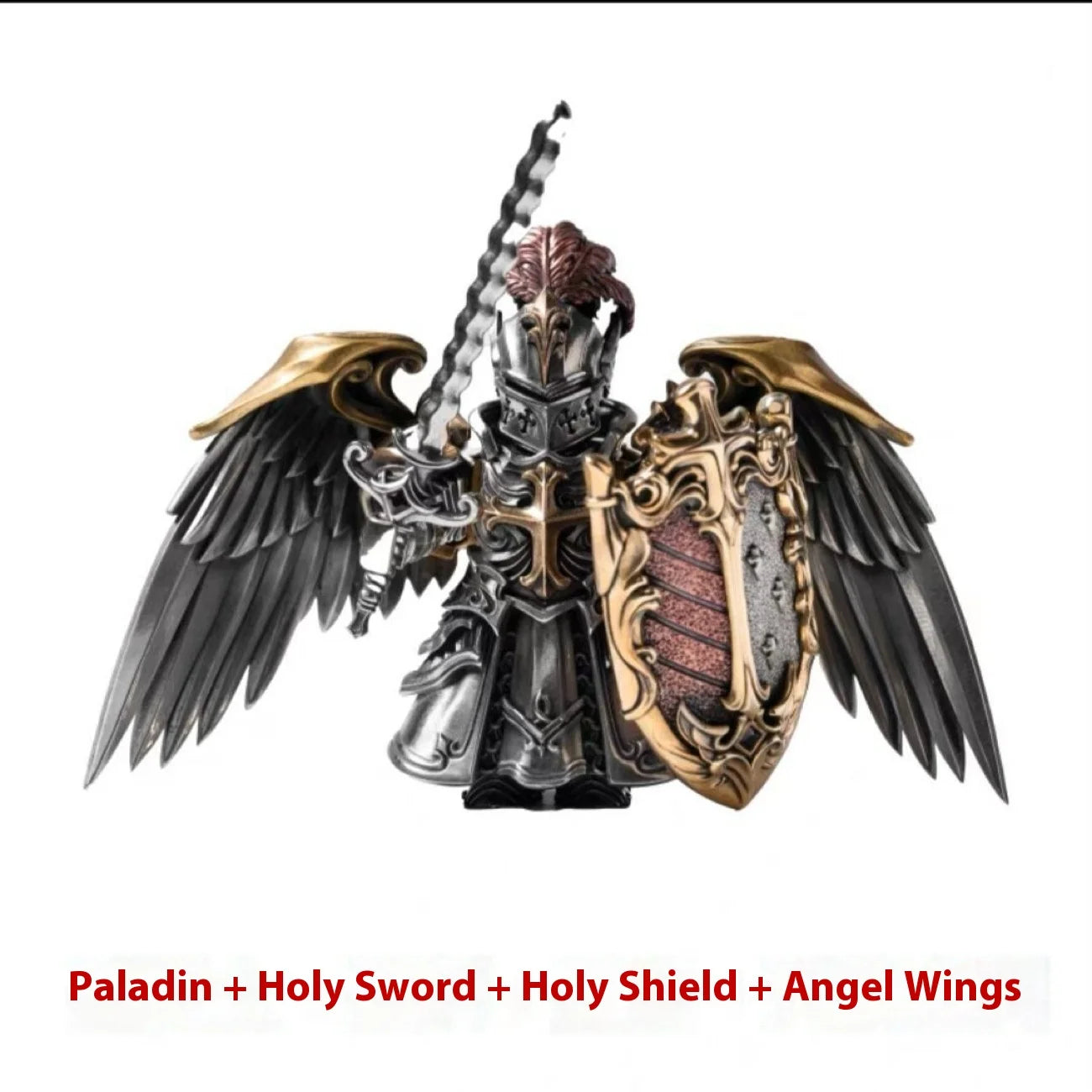Paladin Metal Toy Figure Model Crusader Magnetic Detachable Desktop High-End Decorative For A Few Days Ornaments Figure Gift