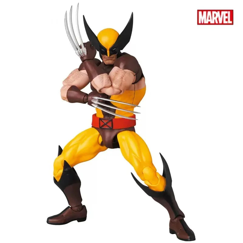 Original MAFEX 138 Mafex No.138 Wolverine Brown Comic Ver Xmen Reprint In Stock Anime Action Collection Figures Model Toys