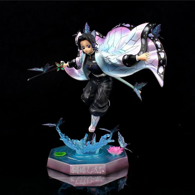 23CM Demon Slayer Kochou Shinobu GK PVC екшън фигурка аниме фигурка модел играчки колекция орнамент детска кукла подарък