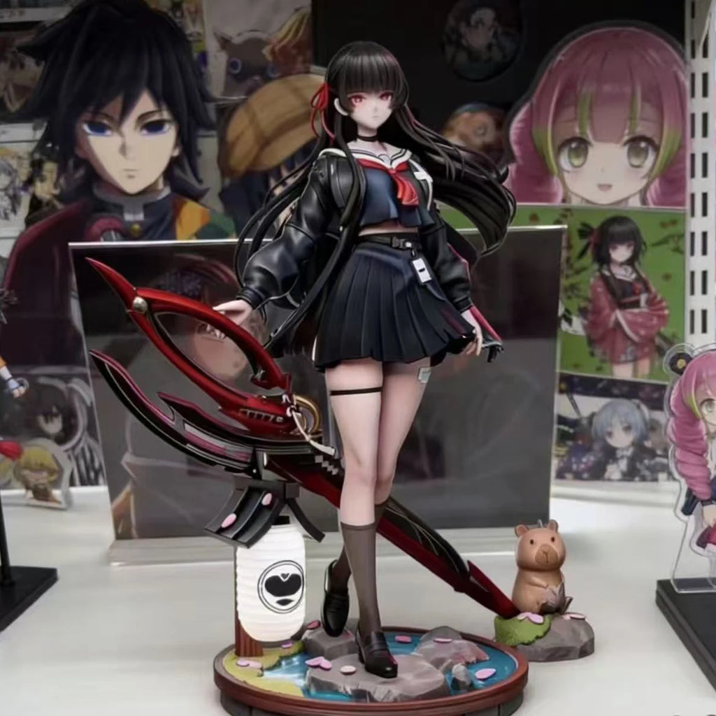 26cm Wuthering Waves Kuchiba Chisa Standing Anime Girl PVC Action Figure Toy GK Game Statue Adult Collection Model Doll Gift