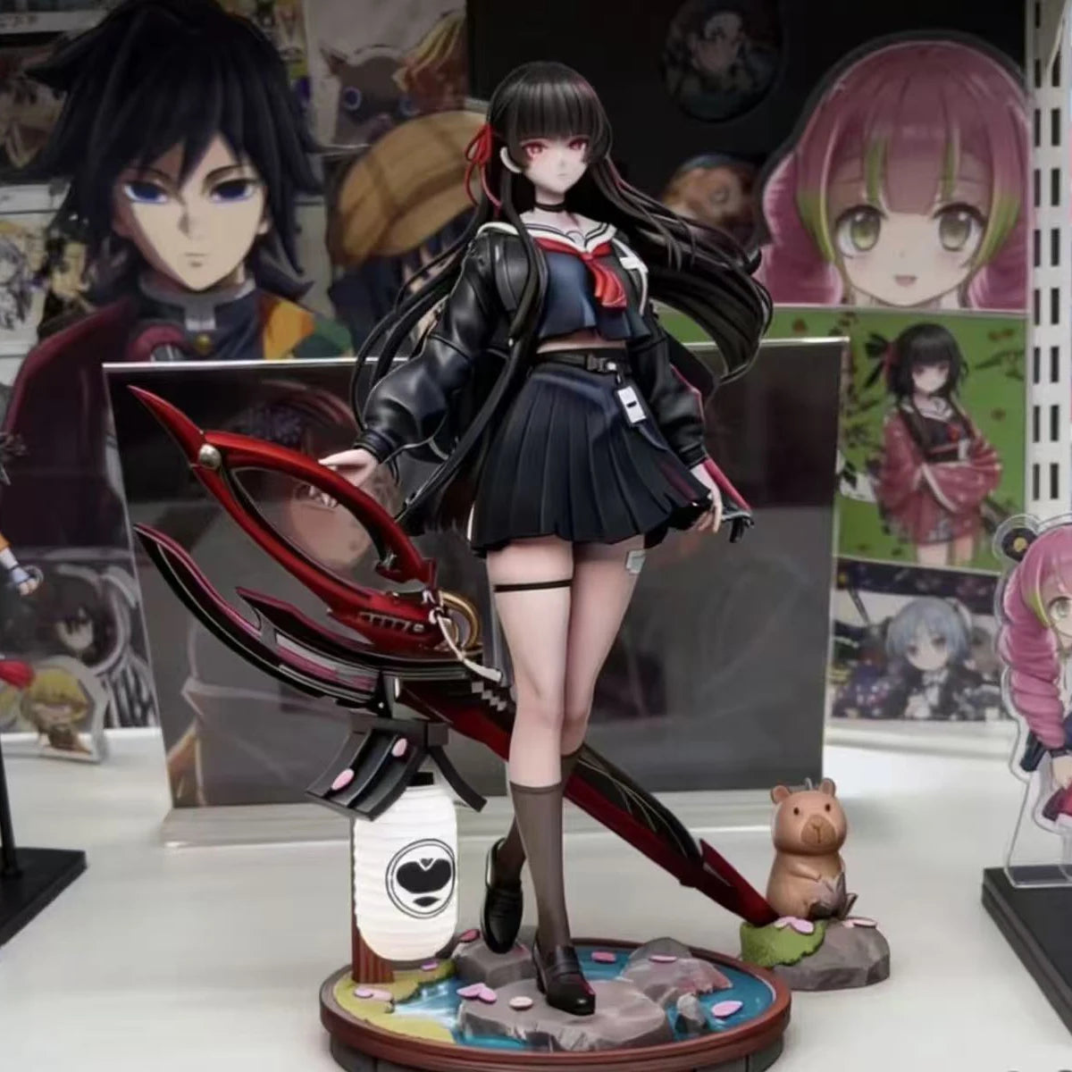 26cm Wuthering Waves Kuchiba Chisa Standing Anime Girl PVC Action Figure Toy GK Game Statue Adult Collection Model Doll Gift