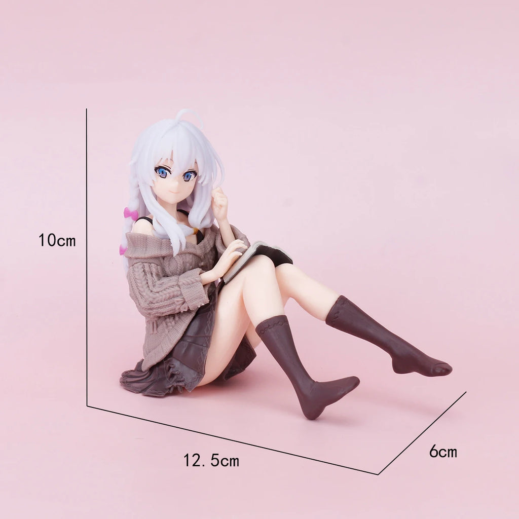 Anime Figure Wandering Witch the Journey of Elaina PVC Desktop Cute Decor Doll Collection Model Statue Toys Doll Christmas Gifts