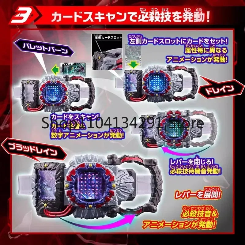 Original  in Stock  Bandai PB Limited Edition  DX Kamen Rider Gatcha Dread Driver  Birthday Gift  Toy  Model  Collectible