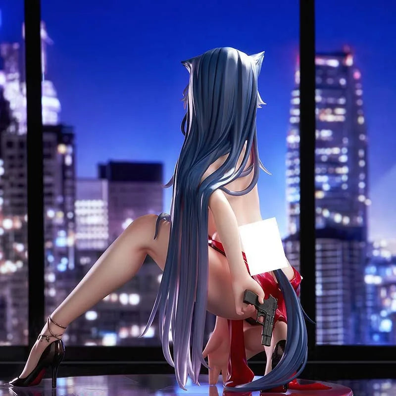 ArkNights Texas Dress Version Figurine – Exquisites 2D-Anime-Modell, Premium-Spielperipherie, ideales Geschenk für Fans