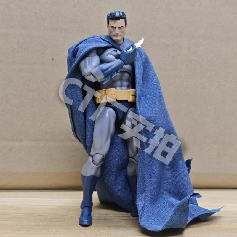 2025 New CT Toys Batman Action Figure Hush Blue Mafex 105 Black Version Bat Man Anime Figurine Model Collection Kid Toys Gifts