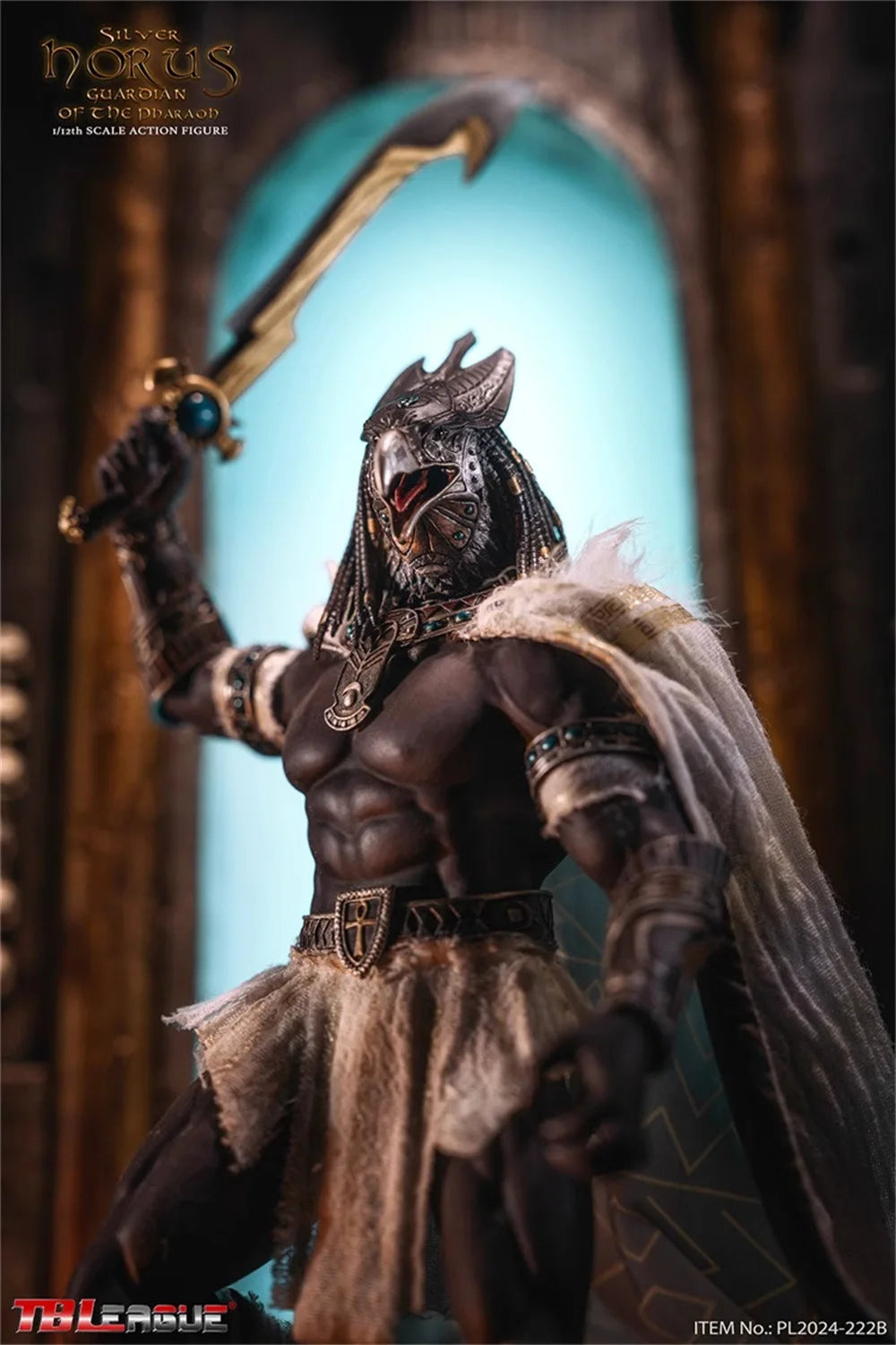 1/12th TBLeague PL2024-222B Black Version Vintage Egypt Horus Guardian with Platform Gift For Fans Collect