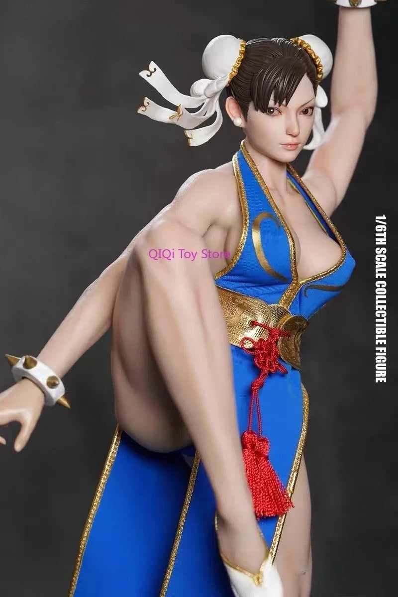 Brand new in stock  Chunli 023 blue, black  Fighting Goddess 2.0 Chunli movable doll