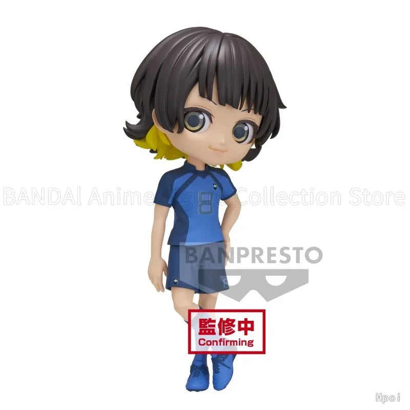 Original BANPRESTO Q Posket BLUELOCK BACHIRA MEGURU A/B Version Anime Humanoid Toy Model Gift