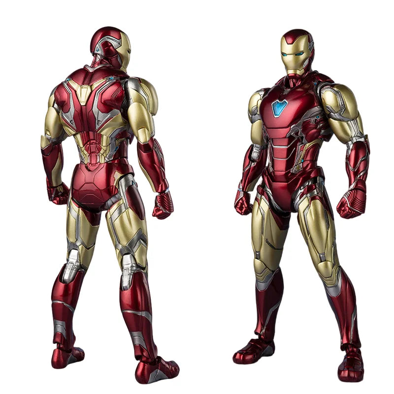 The Avengers Iron Man MK47 MK85 Action Figure Movable Handmade Model Collect Desktop Ornament  Toys Children Festival Gifts