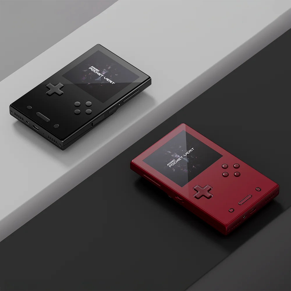 AYANEO Pocket Vert Retro Handheld Game Console, 3.5" 1600*1440 LCD Screen, CNC Full Metal Body, Snapdragon 8+ Gen 1