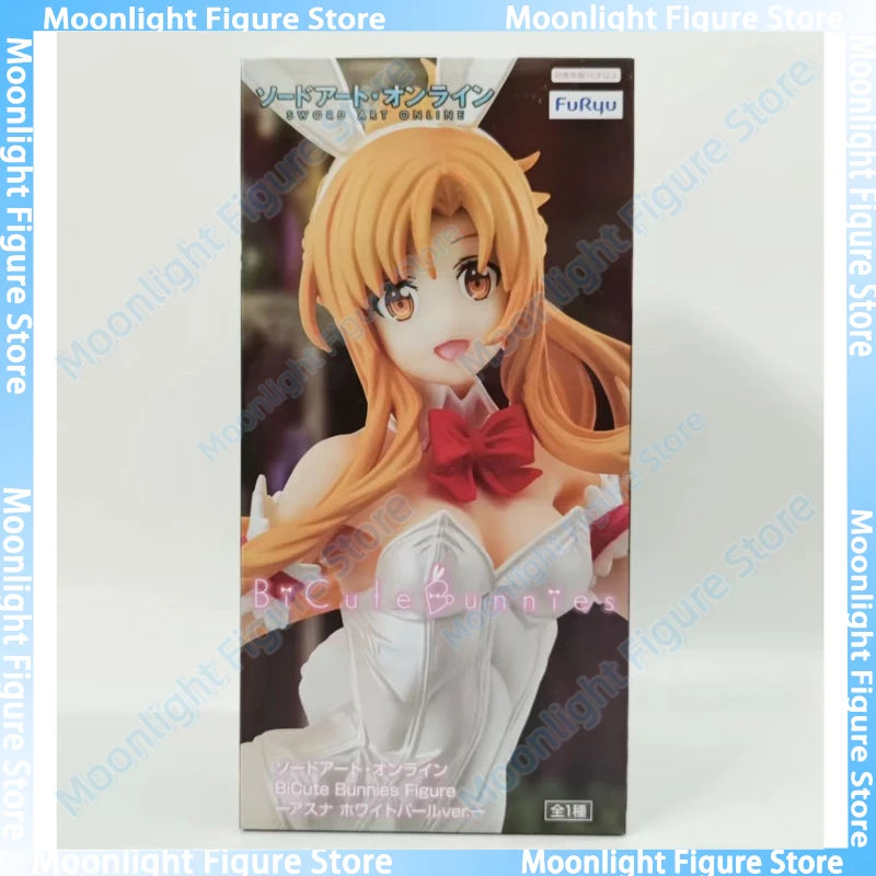 In Stock FuRyu BiCute Bunnies Sword Art Online Yuuki Asuna Bunny Girl Desktop Cute Anime Action Figure Toy Gift Model Collection