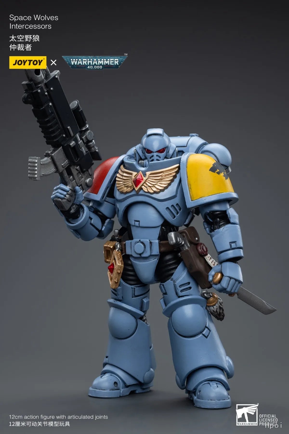 【SF】JOYTOY 1/18 Action Figures Warhammer 40K Space Wolves Intercessors  Anime Model Gifts  Collection