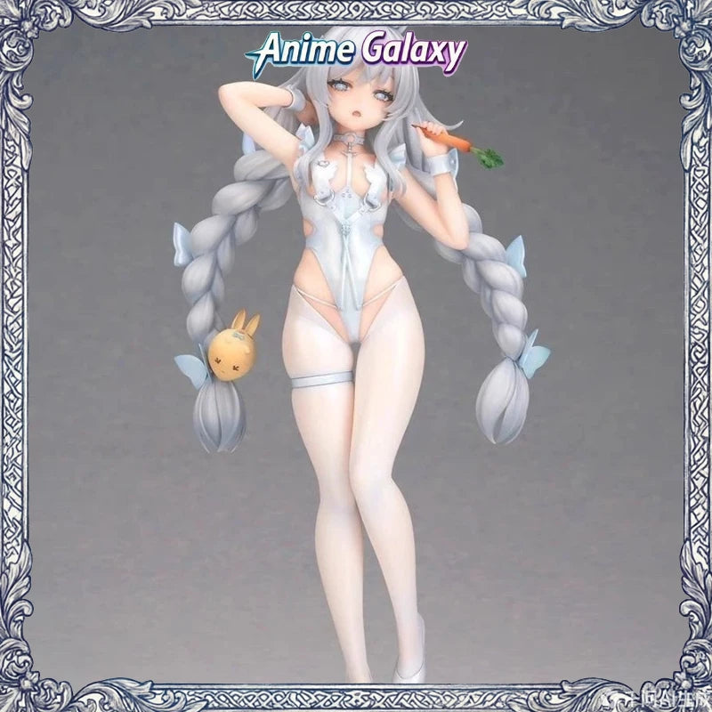 White Rabbit Anime Bunny Girl Kancolle Ship Girl Figure Model Desktop Display Ornaments Pc Case Modding Collectible Gift