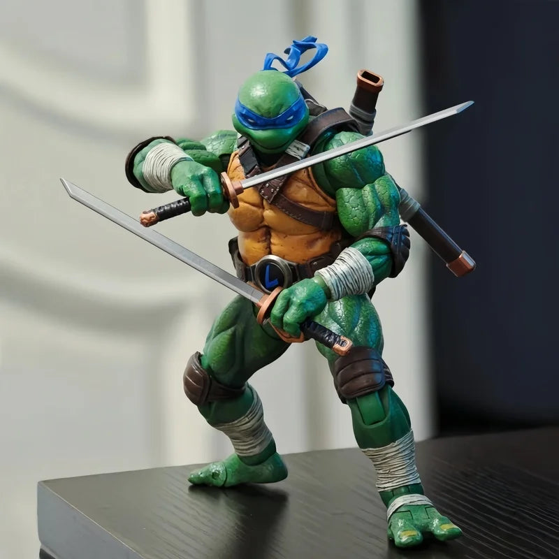Hot Original In Stock Spirit Machine Soul Ninja Raphael Leonardo Action Figure Anime Model Desktop Collection Ornament Toys Gift