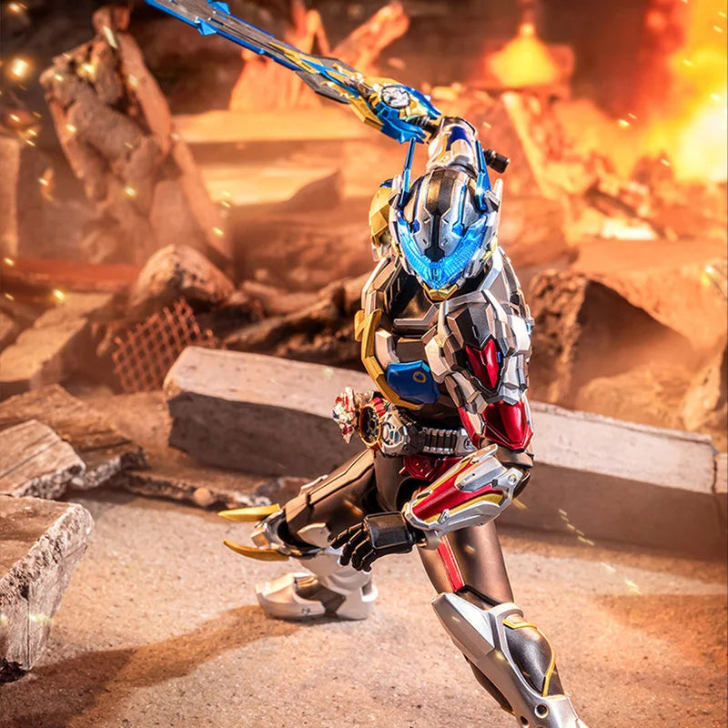 Nuclear Gold Reconstruction Overlord Battle God Baatar & Tamir 1/10 Scale Action Figure, Articulated Collectible Anime Model Toy