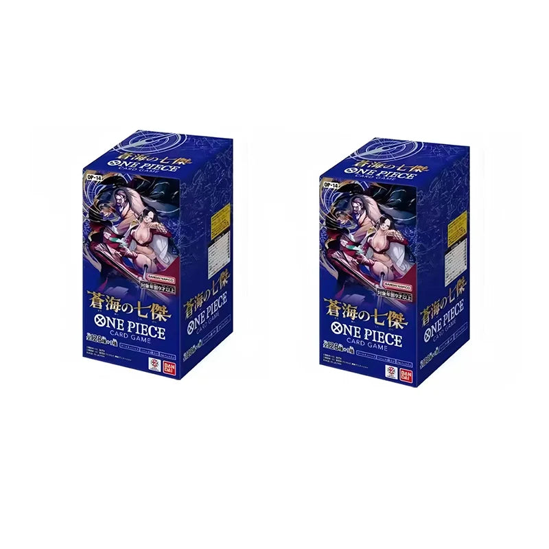 100% Original Bandai One Piece TCG OP-14 Blue Sea Seven Heroes Booster Box Opcg Card Japanese Card Game Sealed Collect Gift Set