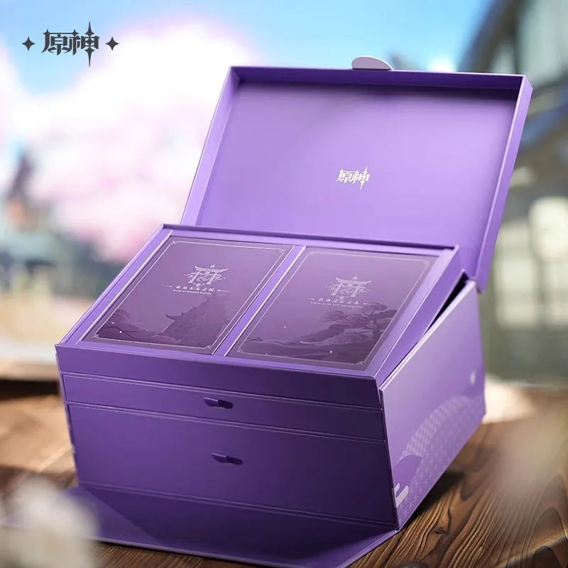 Official Genshin Impact Genuine Anime “Silent Far Undelusional Country” OST Game Peripheral Gift Box Game Tongren Collector Set