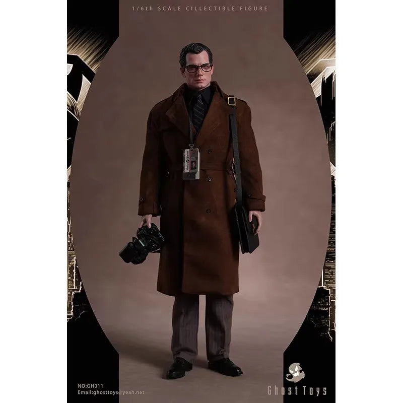 Ghost Toys 1/6 Collectible GH-010 Bruce Wayne GH-011 Super Hero Reporter Clark Kent 12“ Action Figure Full Set Model