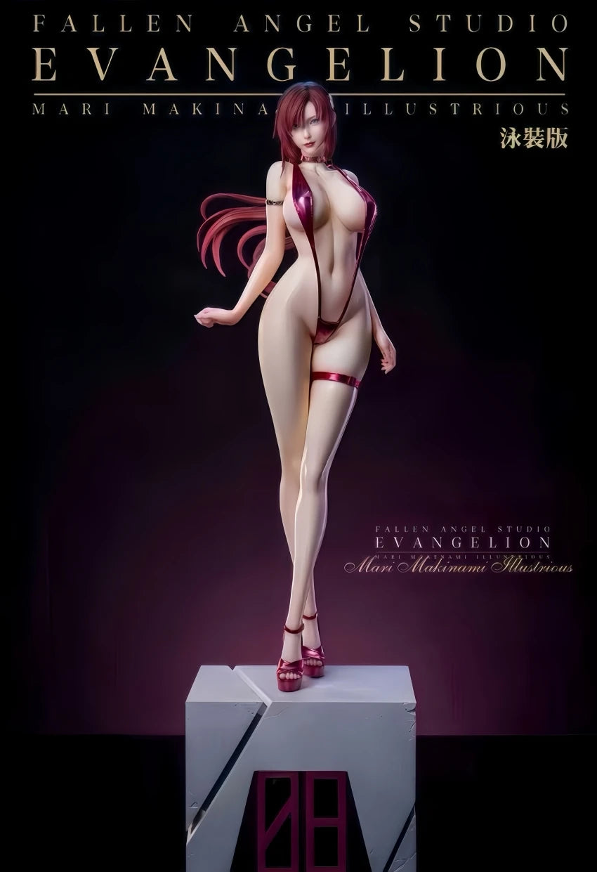 48cm Makinami Mari Illustrious Swimming ver girl 1/4 figure PVC Action Anime model Adult Collectible Dolls toys gifts