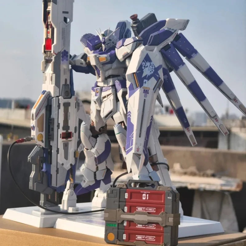 【IN STOCK】DABAN 8833 Hi-V RX-93-ν2 MB 1/100 Assembly Model Kit Toy With Mega Particle Cannon METAL BUILD Action Figures Gifts