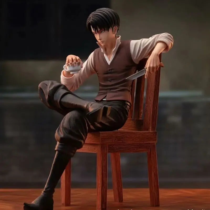 Attack on Titan Ackerman action anime figure Collectible Statue, Scale Figure Model, Dynamic Pose, Display Piece, Christmas Gift