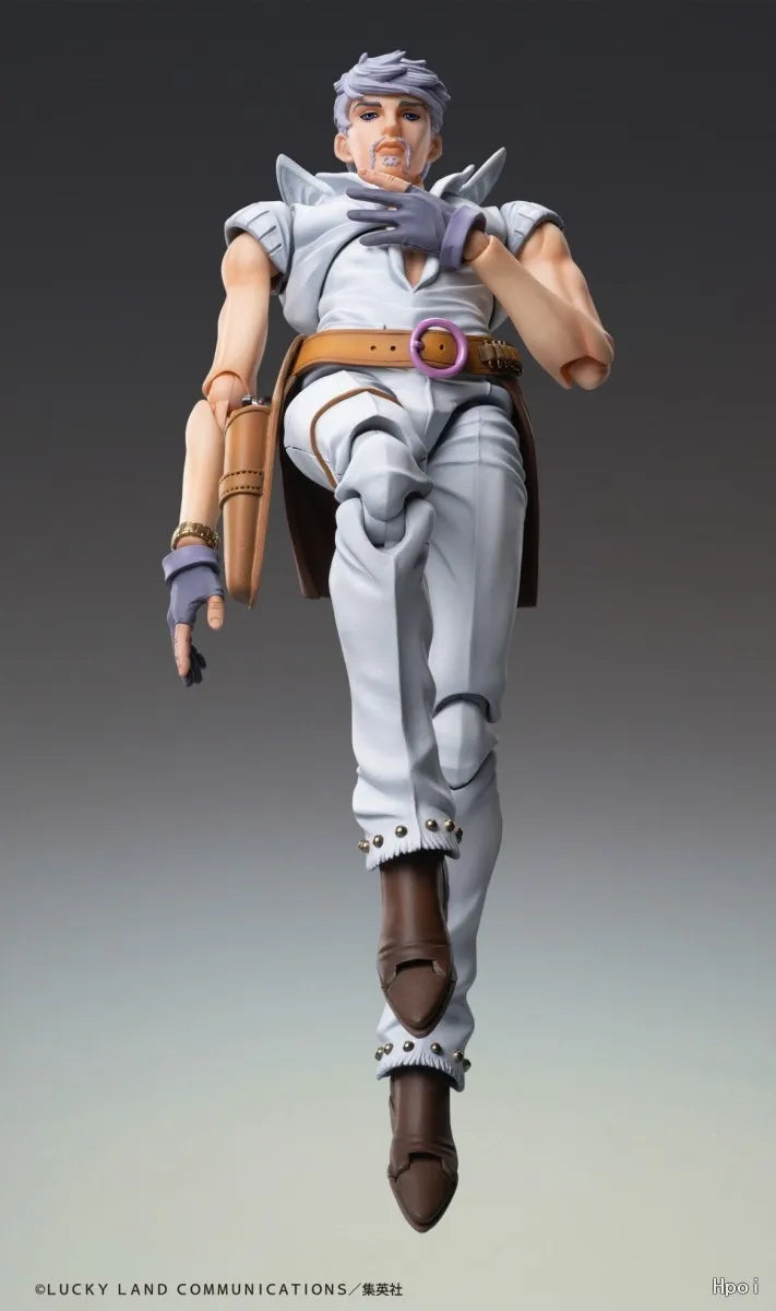 【Original】MEDICOS-E Super Action STATUE  ‌JoJo's Bizarre Adventure‌ STEEL BALL RUN Ringo Roadagain&MANDOM Action Figure Model