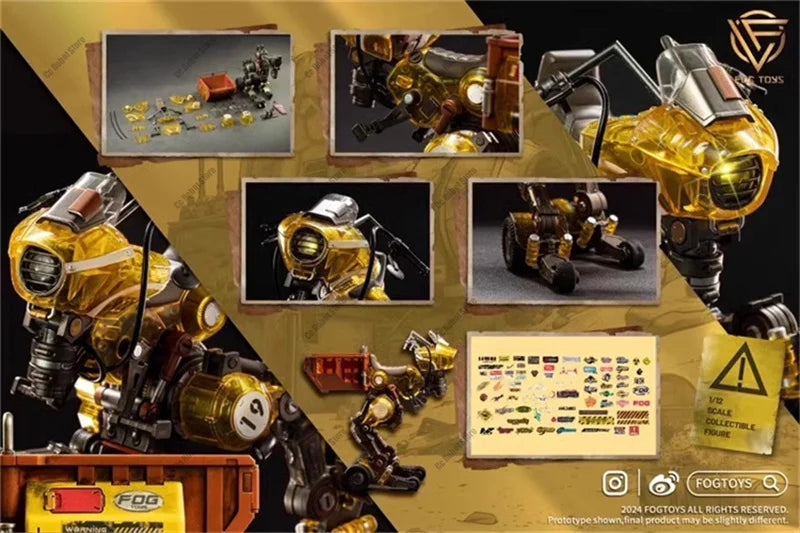 [In Stock] FOGTOYS VER 02RT 1/12 Scale Raptor Vehicle Accessories Full Set Collector's Edition 6-inch Action Figure Toy